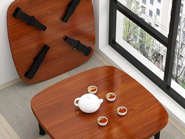 Bàn ăn gấp gọn ngồi bệt tối ưu hóa không gian cho căn hộ nhỏ