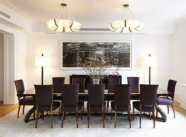 Bàn ăn gỗ chân sắt 12 người ngồi