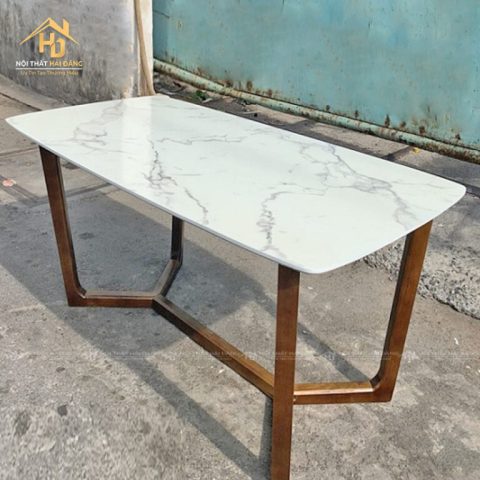 Bàn ăn mặt đá sang trọng hiện đại
