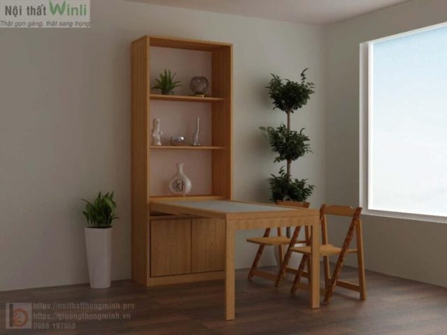Bàn ăn nhỏ gọn thông minh cho căn hộ chung cư