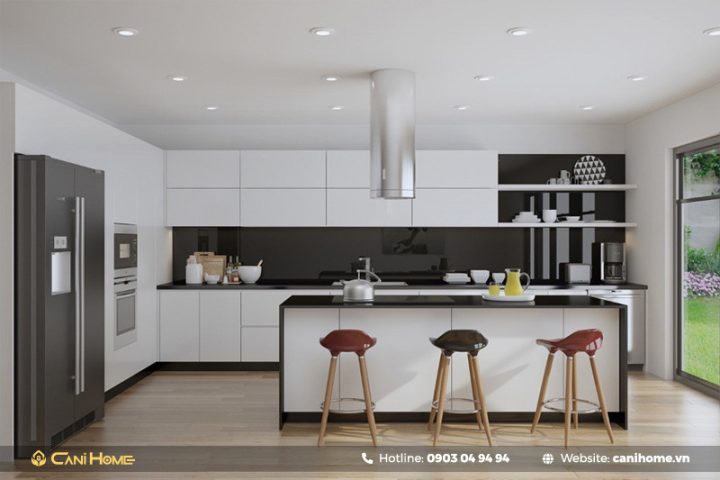 Bàn Đảo Kết Hợp Bàn Ăn Hiện Đại