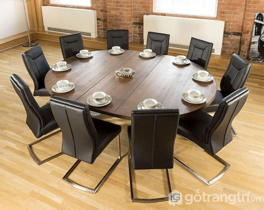 Bàn ghế ăn đẹp 2024 cao cấp kích thước lớn, phù hợp cho đại gia đình