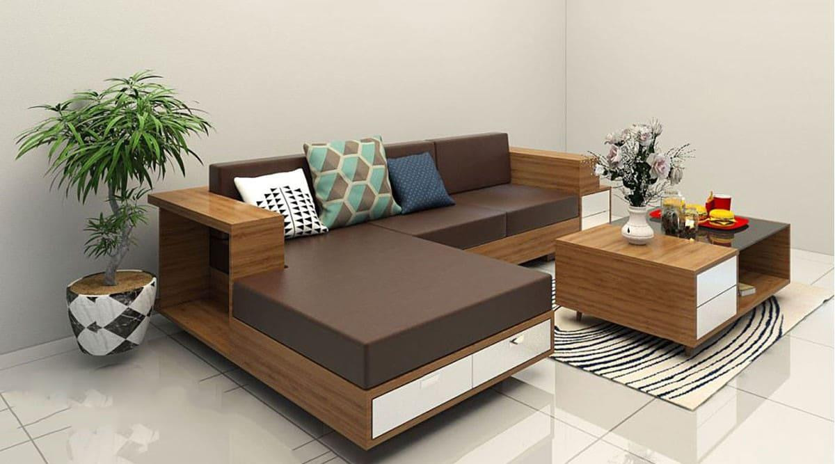 Bàn ghế gỗ công nghiệp giá rẻ khoảng 2 triệu đồng