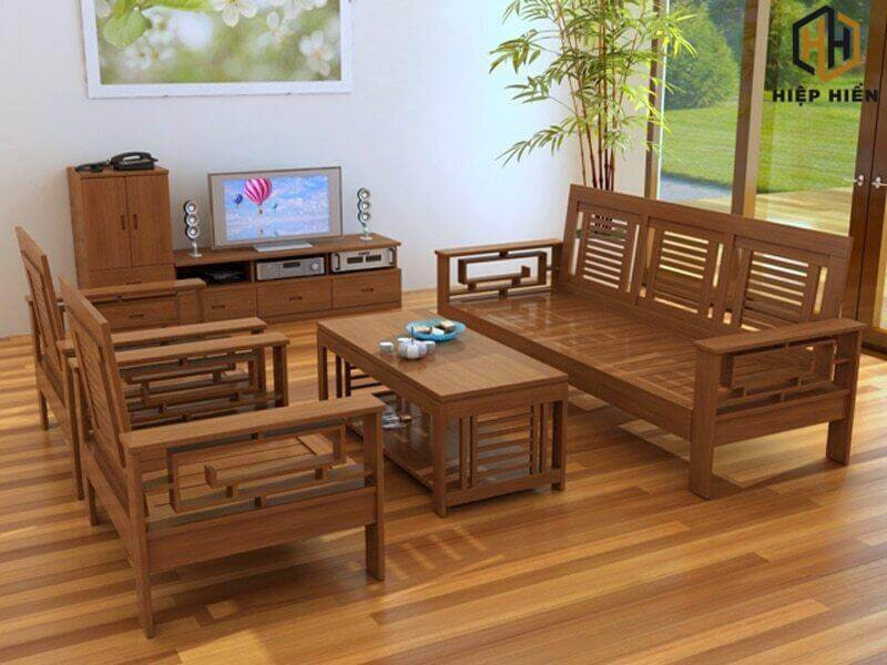 Bàn ghế gỗ hương Lào âm tường