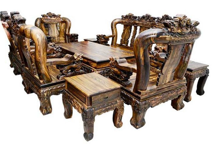 Bàn ghế gỗ Mun
