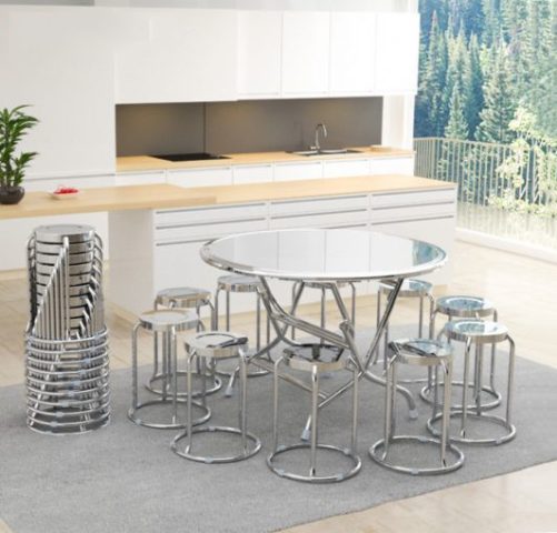 Bàn ghế inox chất lượng cao