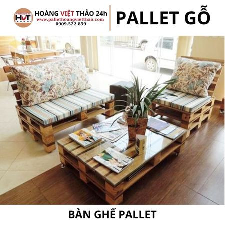 Bàn ghế pallet đẹp với phong cách cổ điển, sang trọng độc đáo