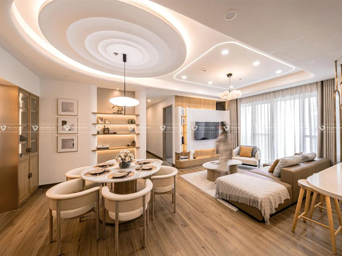 Bàn ghế phòng ngủ với thiết kế hiện đại, tối giản, mang đến vẻ đẹp thanh thoát và trang nhã cho không gian