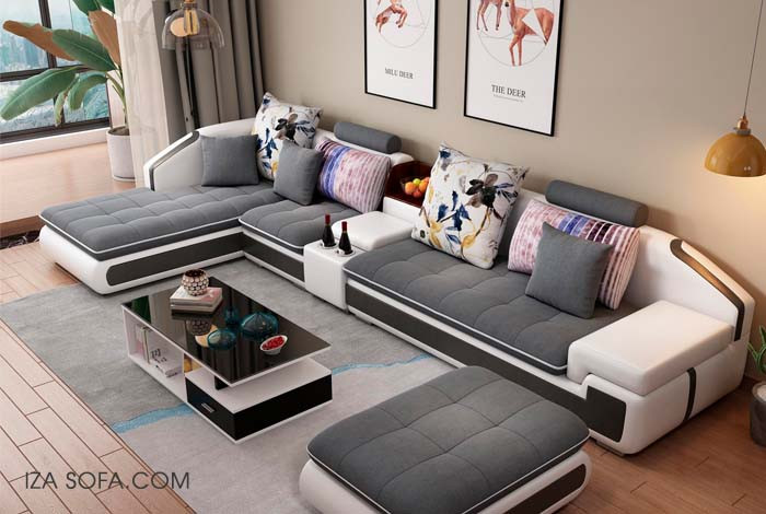 Bàn ghế sofa phòng khách rộng rãi
