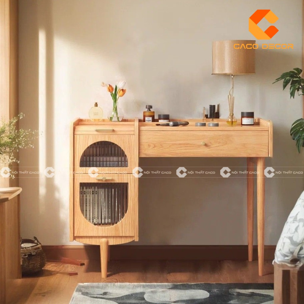 Bàn ghế trang điểm thiết kế tối giản phù hợp mọi không gian