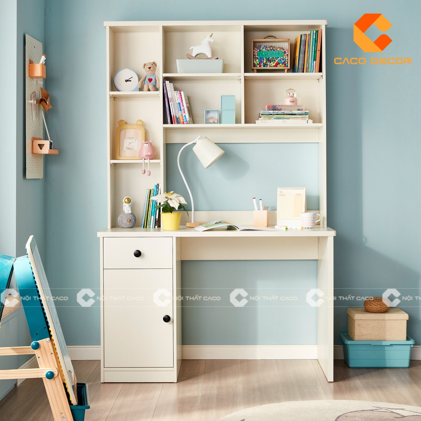 Bàn học sinh cấp 2 tại nhà hiện đại và tiện nghi