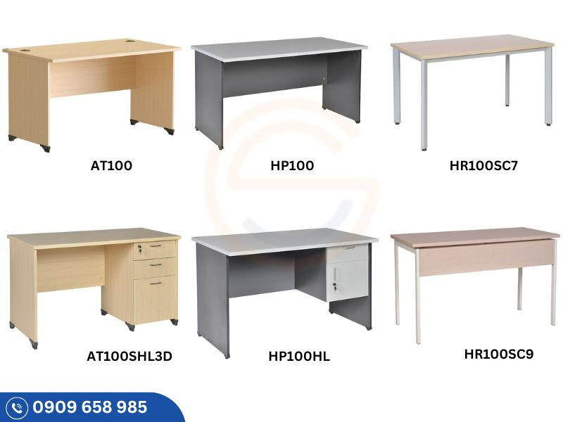 Bàn làm việc 1m cho nhân viên chính hãng, giá tốt