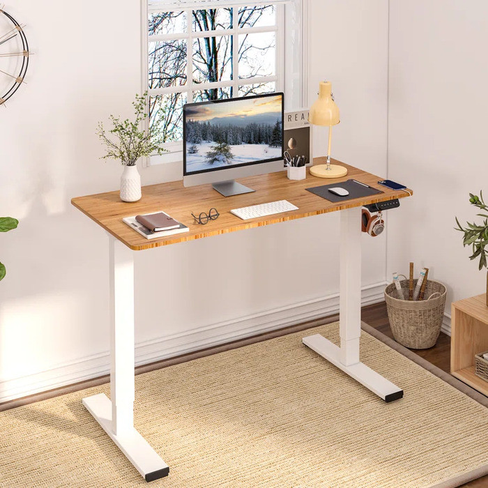 Bàn làm việc điều chỉnh chiều cao hiện đại