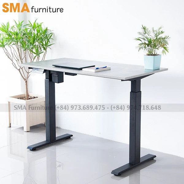 Bàn làm việc đứng Ergonomic 1 motor tiết kiệm không gian