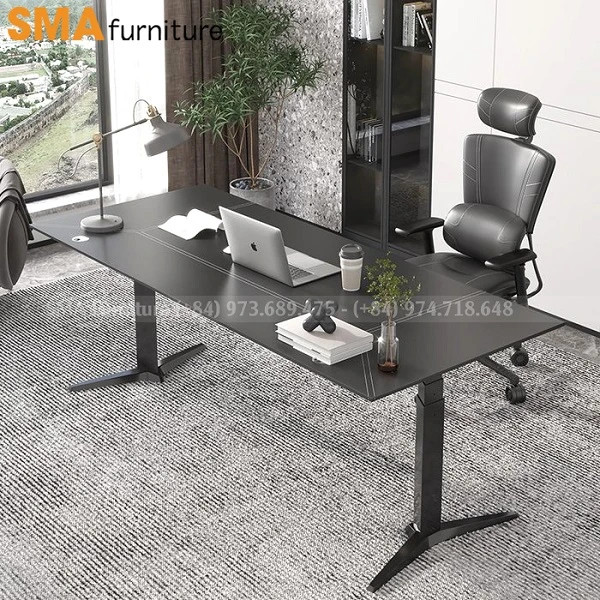 Bàn làm việc đứng SMA Luxury với thiết kế sang trọng, tải trọng lớn