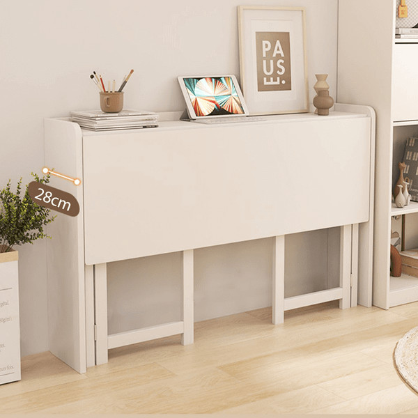 Bàn làm việc gấp thông minh được gấp gọn vào tường