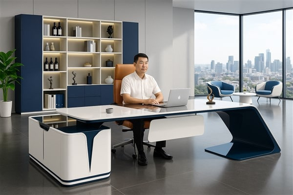 Bàn làm việc giám đốc giá rẻ so với cao cấp