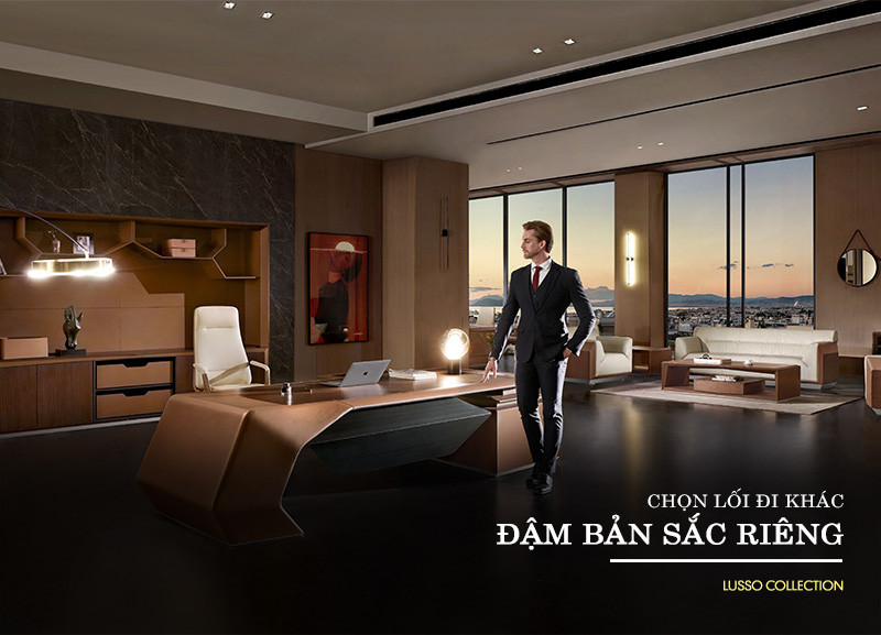Bàn làm việc giám đốc Lusso sang trọng