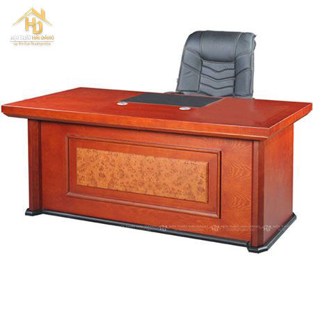 Bàn làm việc giám đốc màu gỗ sẫm