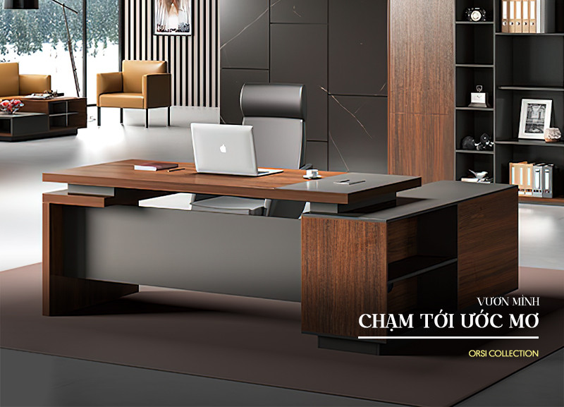 Bàn làm việc giám đốc Orsi sang trọng