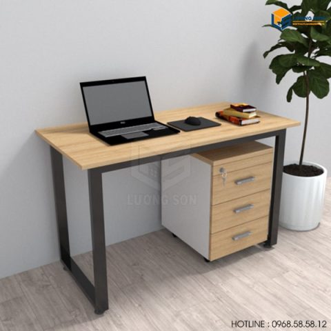 Bàn làm việc nhân viên rộng 70cm hiện đại