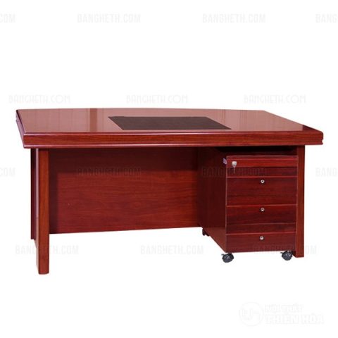 Bàn làm việc quản lý không hộc với kích thước tiêu chuẩn 1m8