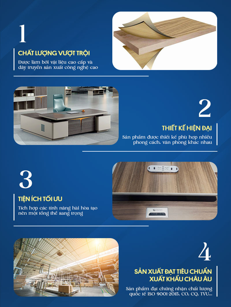 Bàn làm việc tại nhà chất lượng cao