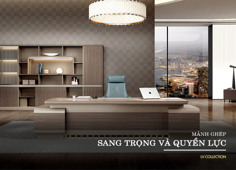 Bàn làm việc tại nhà LV đẳng cấp