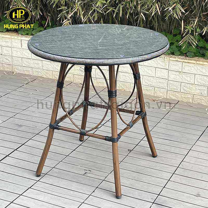 Bàn trà sofa ngoài trời mặt đá