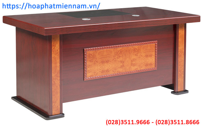Bàn trưởng phòng 1600x800x750 ET1600N chất liệu gỗ sơn PU