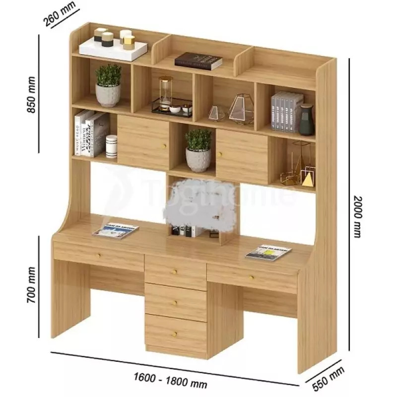 Bảng kích thước bàn học sinh tiêu chuẩn theo chiều cao và cấp học