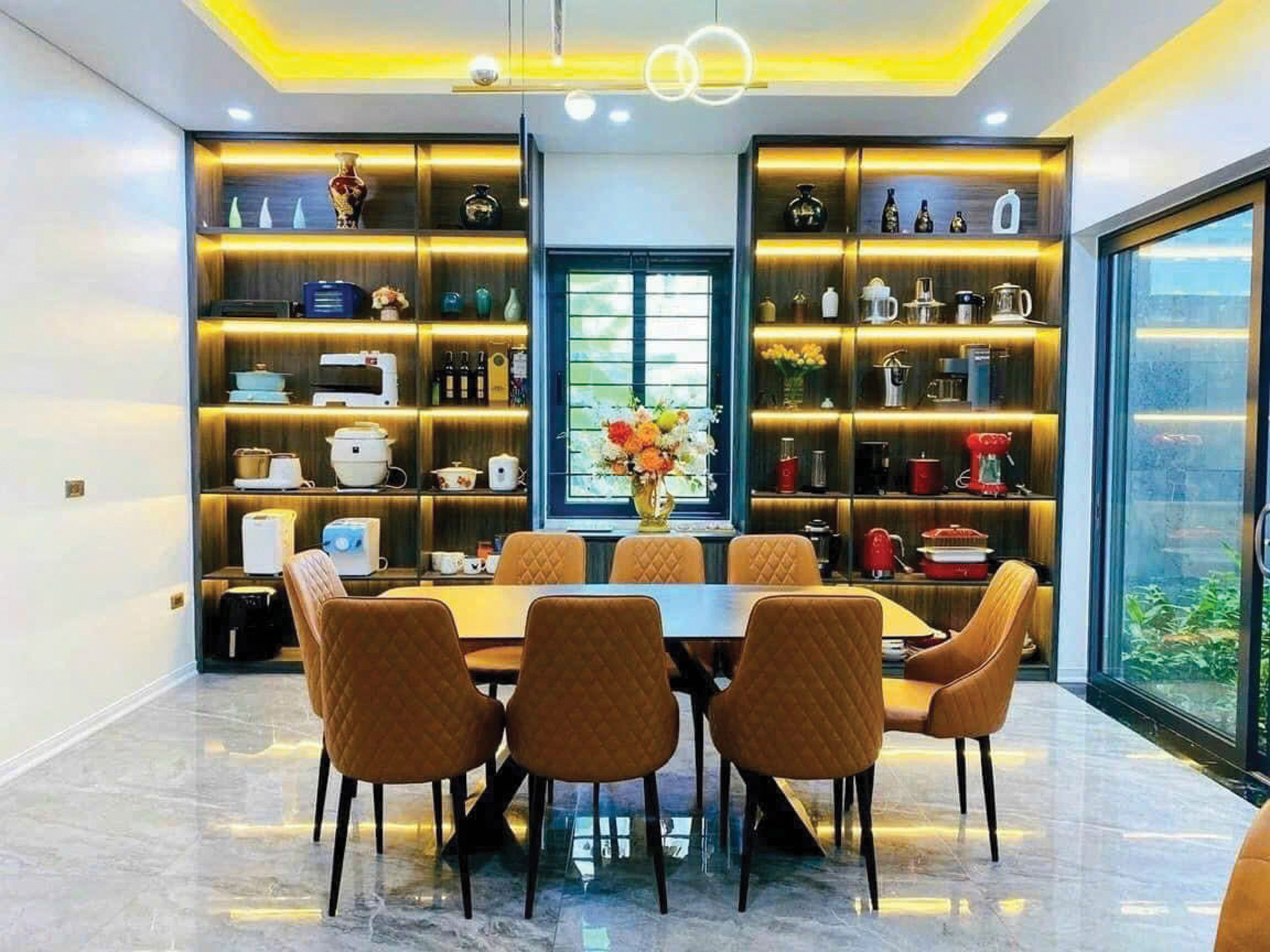 Biểu đồ kích thước bàn ăn cơm 6 người tiêu chuẩn