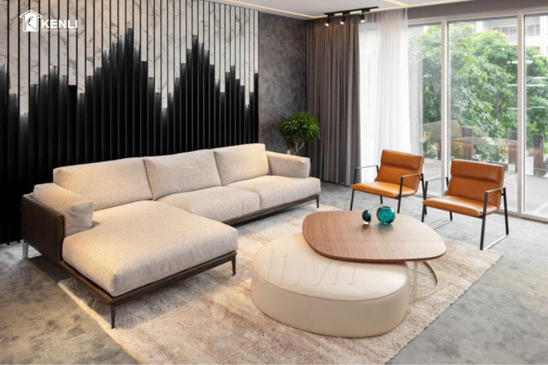 Biểu đồ kích thước bàn ghế sofa góc chữ L