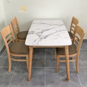 Bộ bàn ăn giả đá sang trọng giá rẻ