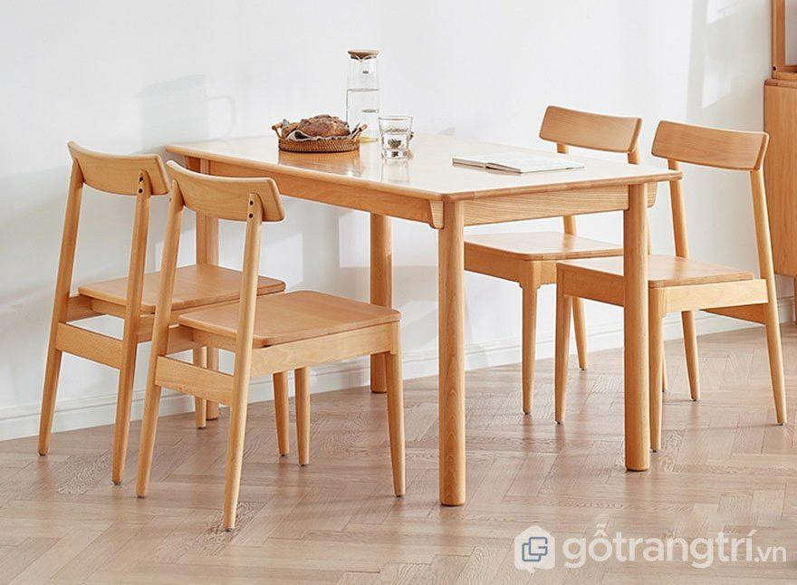 Bộ bàn ăn hiện đại với thiết kế đẹp, cân đối ngân sách