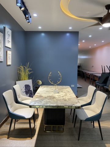 Bộ bàn ăn hình chữ nhật