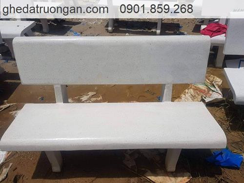 Bộ bàn ghế đá màu trắng