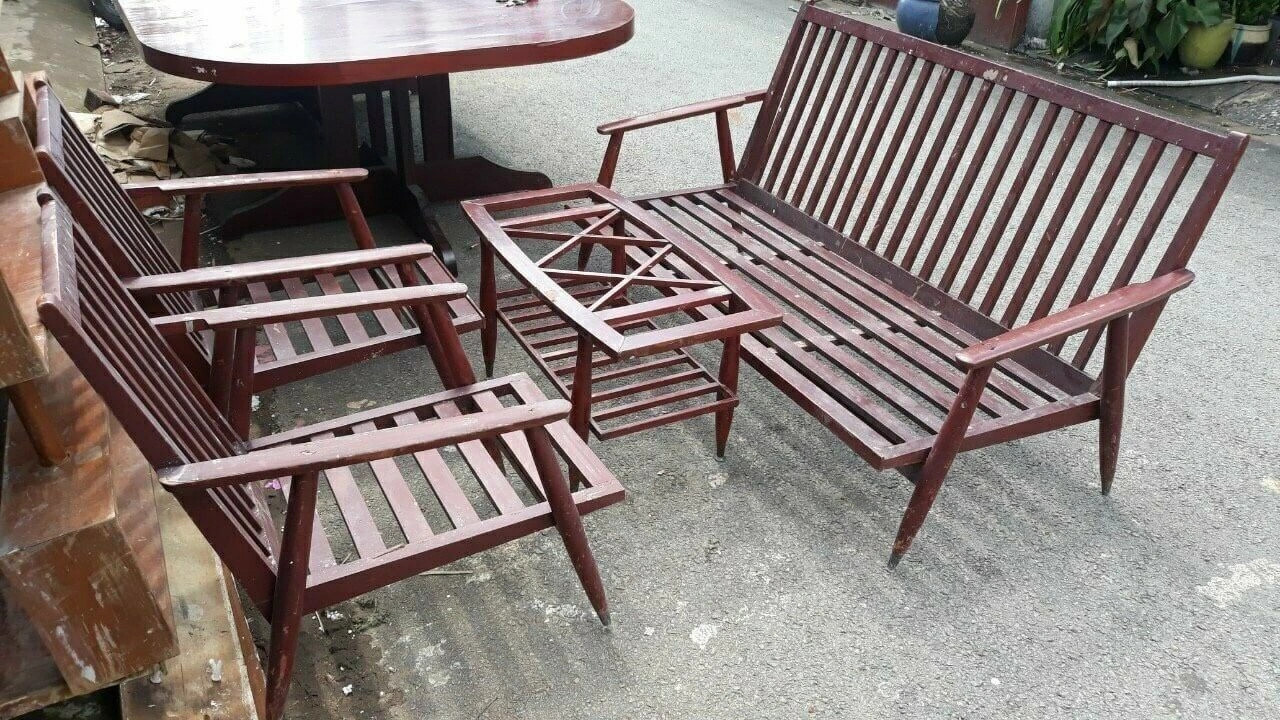 Bộ bàn ghế gỗ 8 triệu phong cách truyền thống giá rẻ