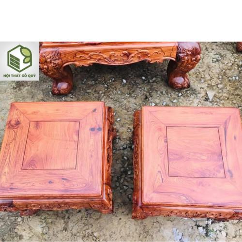 Bộ bàn ghế gỗ cẩm Nam Phi tay 16 cao cấp