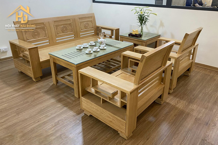 bộ bàn ghế gỗ phòng khách cổ điển dưới 5 triệu