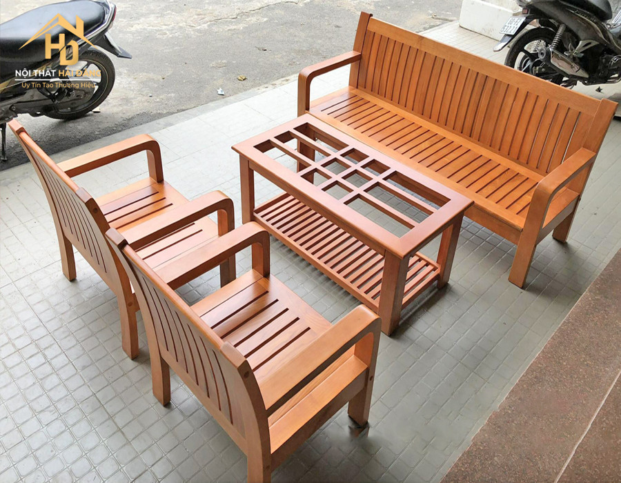 bộ bàn ghế gỗ phòng khách hiện đại dưới 5 triệu