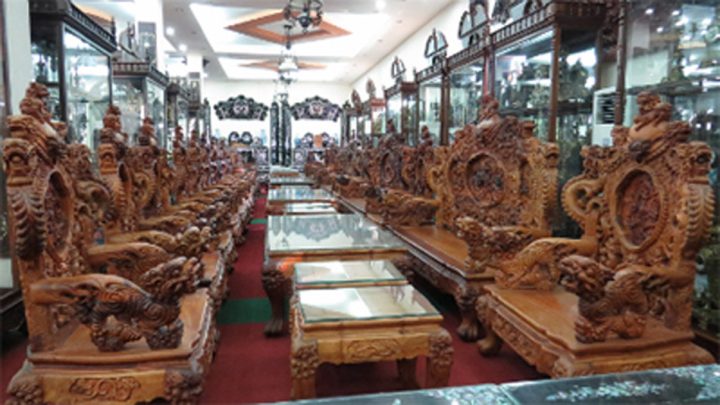 bộ bàn ghế gỗ sưa Minh Sâm