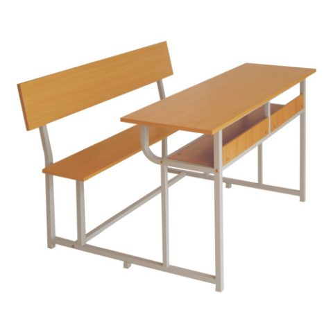 Bộ bàn ghế học sinh liền tựa chất liệu Melamine bền đẹp