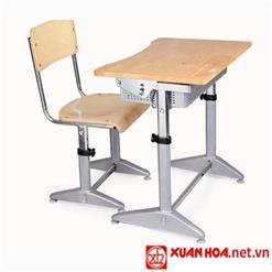 Bộ bàn ghế học sinh Xuân Hòa BHS-14-04CS chắc chắn, hỗ trợ học tập hiệu quả