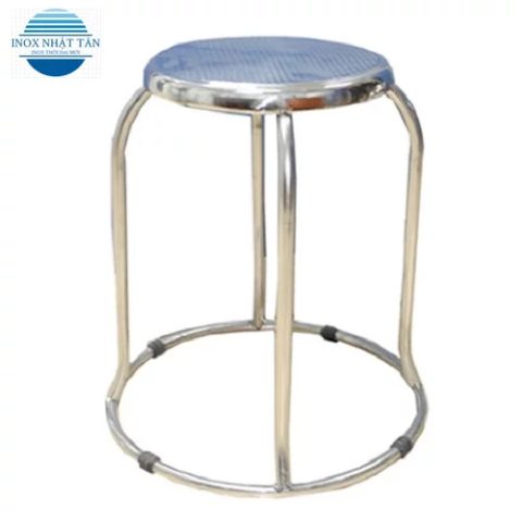 Bộ bàn ghế inox giá rẻ chân vòng tiện lợi