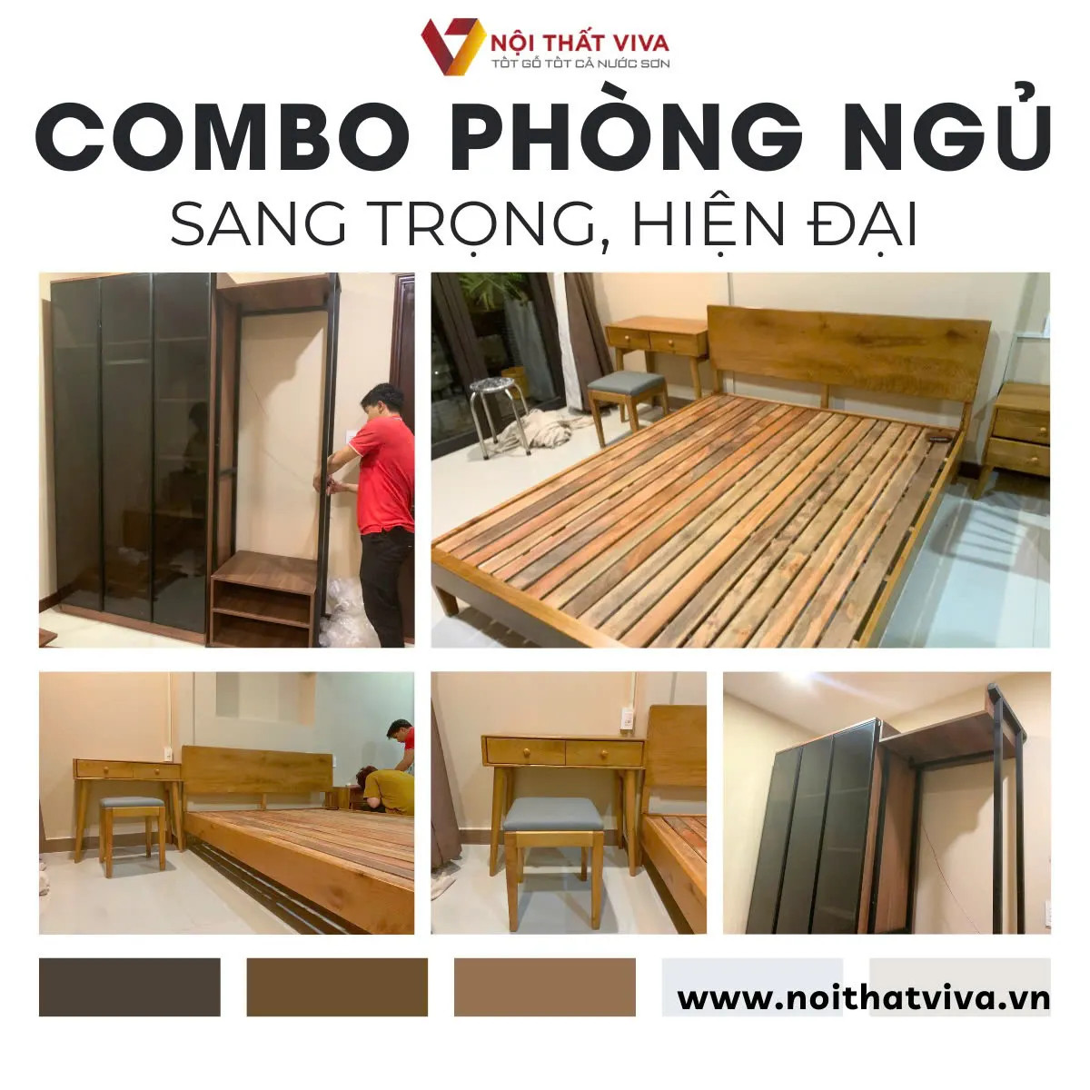 Bộ bàn ghế nhỏ nhắn kết hợp cùng combo nội thất phòng ngủ, mang lại sự tiện ích và hài hòa cho không gian