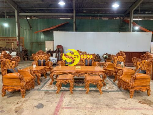 Bộ bàn ghế salon hiện đại Hoàng Gia Super Luxury