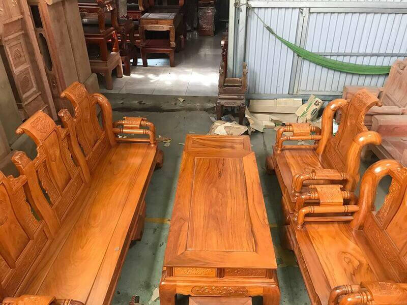 Bộ bàn ghế Tần Thủy Hoàng tay 14