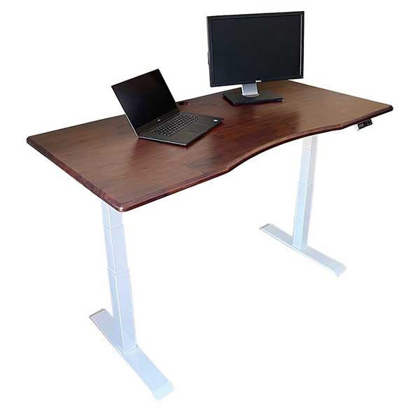 Bộ bàn làm việc nâng hạ chiều cao hiện đại