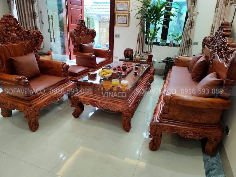 Bộ đệm cho ghế gỗ Đòng Kỵ truyền thống sang trọng